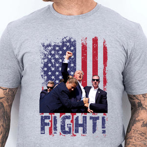 Trump Fight 2024 Shirt | Trump 2024 Pennsylvania Rally | Trump Supporters Shirt Bright T1128 - GOP