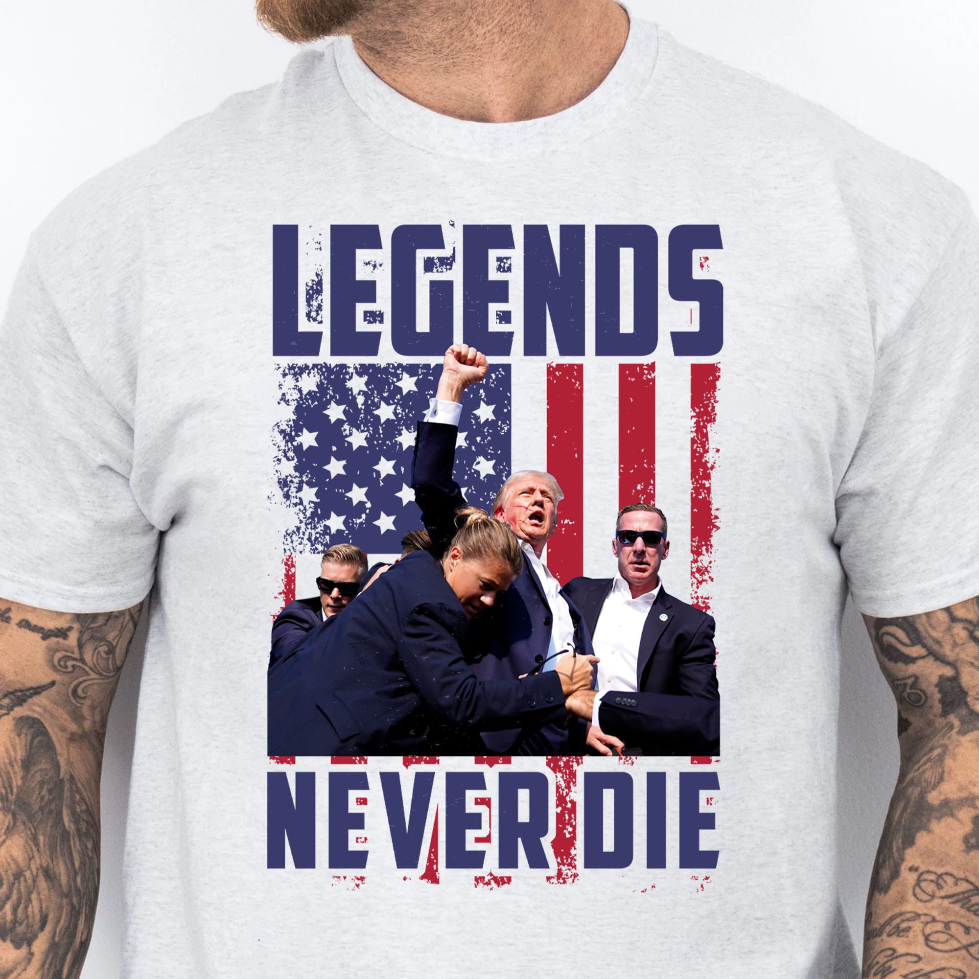 Legends Never Die | Trump Fight 2024 Shirt | Trump 2024 Pennsylvania Rally | Trump Supporters Shirt Bright T1129 - GOP