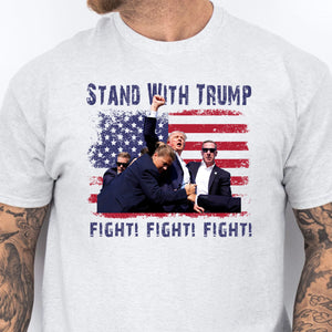 Stand With Trump | Trump Fight Shirt | Donald Trump Shirt Bright T1132 - GOP