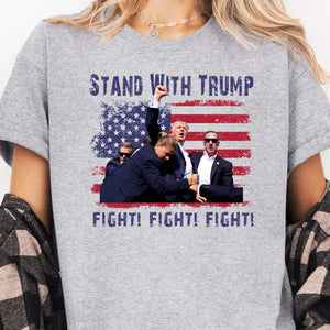 Stand With Trump | Trump Fight Shirt | Donald Trump Shirt Bright T1132 - GOP