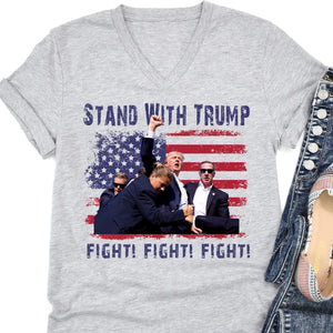 Stand With Trump | Trump Fight Shirt | Donald Trump Shirt Bright T1132 - GOP