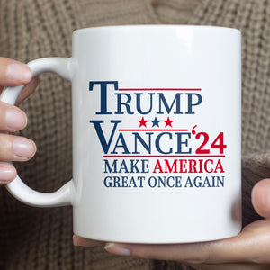 Make America Great Once Again | Trump 2024 Mug | JD Vance Mug | Election 2024 Mug | Trump Supporters Mug T1138 - GOP