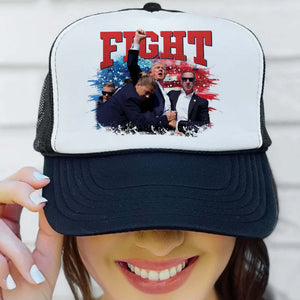 Trump Fight 2024 Cap | Trump Pennsylvania Rally | Trump Fight Trucker Cap Hat C1147 - GOP