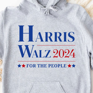 Harris Walz For The People 2024 Shirt | Kamala Harris 2024 Shirt | Democrat Shirt Bright T1150 - KH2