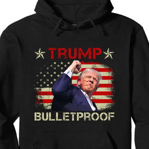 Bullet Proof | Trump Fight 2024 Shirt Pennsylvania Rally | Donald Trump Shirt Dark T1151 - GOP