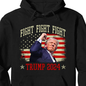 Trump Fight 2024 Shirt Pennsylvania Rally | Trump Supporters Shirt Dark T1152 - GOP