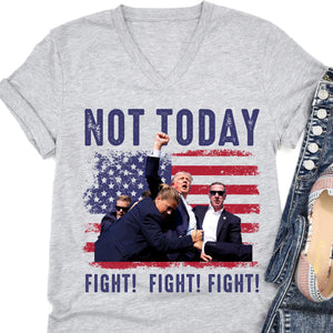 Not Today | Trump Fight 2024 Shirt Pennsylvania Rally | Donald Trump Shirt Bright T1154 - GOP