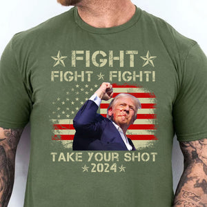 Take Your Shot | Trump Fight 2024 Shirt Pennsylvania Rally | Trump Supporters Shirt Dark T1159 - GOP