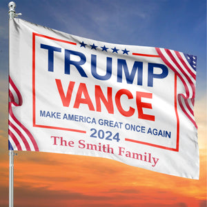 Trump Vance 2024 Flag | Trump 2024 Flag | JD Vance Flag | Election 2024 Flag | Trump Supporters Garden Flag House Flag C1167 - GOP