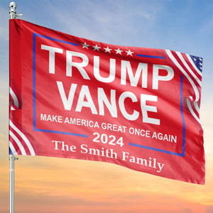 Trump Vance 2024 Flag | Trump 2024 Flag | JD Vance Flag | Election 2024 Flag | Trump Supporters Garden Flag House Flag C1167 - GOP