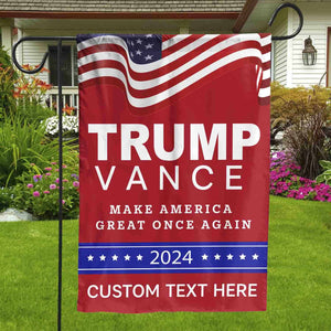 Trump Vance 2024 Make America Great Once Again Flag | Trump 2024 Flag | JD Vance Flag | Trump Supporters Garden Flag House Flag T1171 - GOP