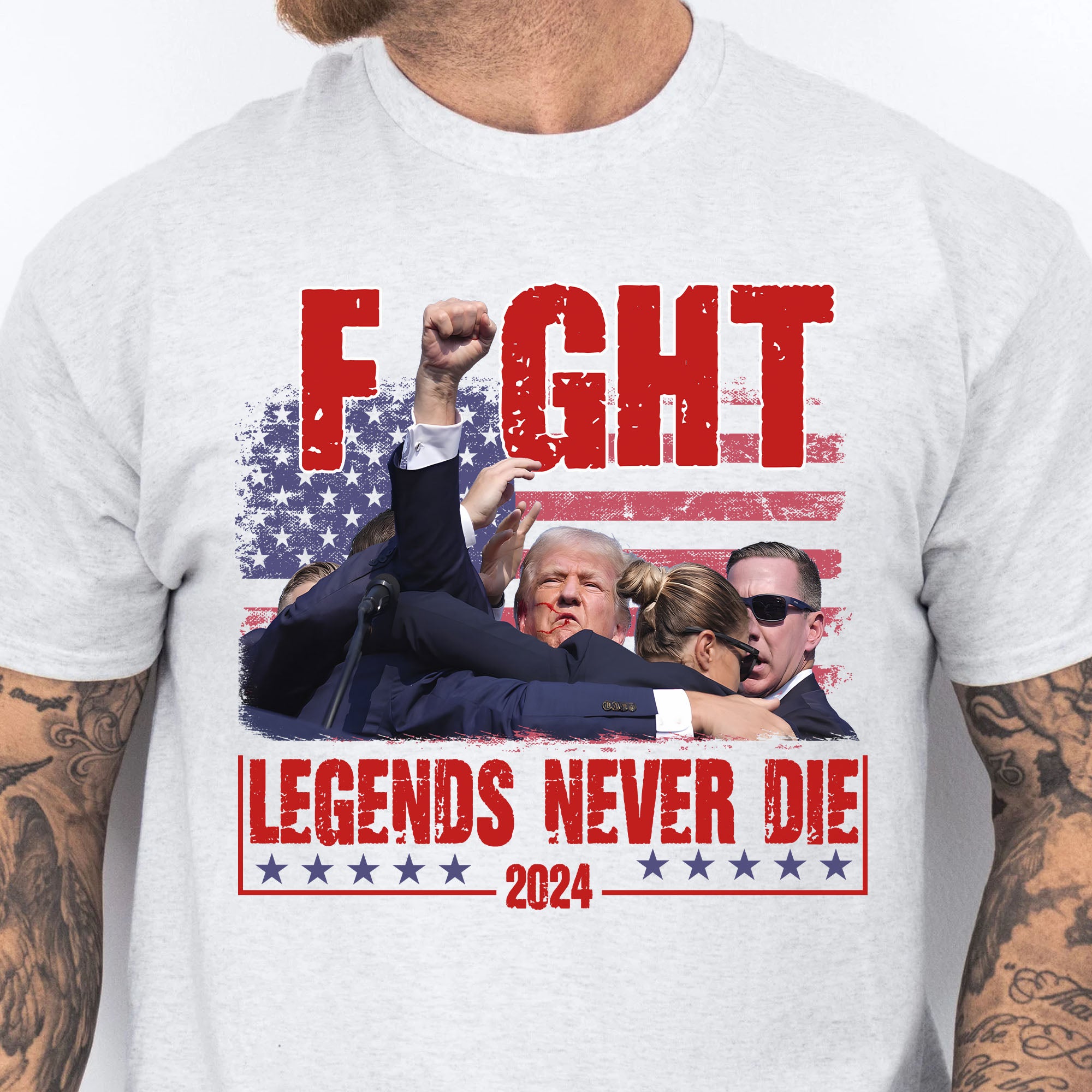 Legends Never Die | Trump Fight 2024 Shirt Pennsylvania Rally | Donald Trump Shirt Bright C1174 - GOP