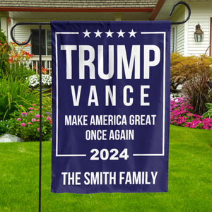 Trump Vance 2024 Flag | Trump 2024 Flag | JD Vance Flag | Election 2024 Flag | Trump Supporters Garden Flag House Flag C1175 - GOP