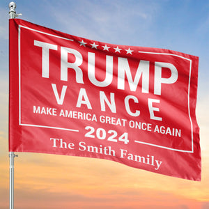 Trump Vance 2024 Flag | Trump 2024 Flag | JD Vance Flag | Election 2024 Flag | Trump Supporters Garden Flag House Flag C1175 - GOP