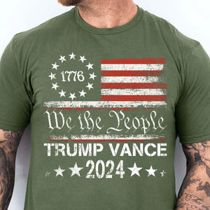 We The People Trump Vance | Trump 2024 Shirt | JD Vance Shirt | Election 2024 Shirt | Trump Supporters Shirt Dark T1176 - GOP