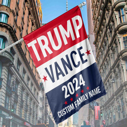 Trump Vance 2024 Flag | Trump 2024 Flag | JD Vance Flag | Trump Supporters Garden Flag House Flag T1177 - GOP