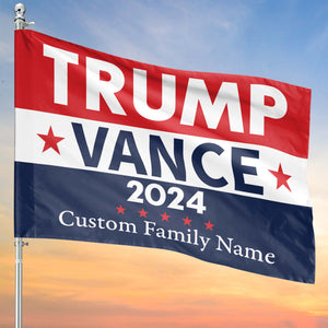 Trump Vance 2024 Flag | Trump 2024 Flag | JD Vance Flag | Trump Supporters Garden Flag House Flag T1177 - GOP