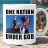 One Nation Under God | Trump Fight 2024 Mug | Trump Pennsylvania Rally | Trump Fight Mug T1137 - GOP
