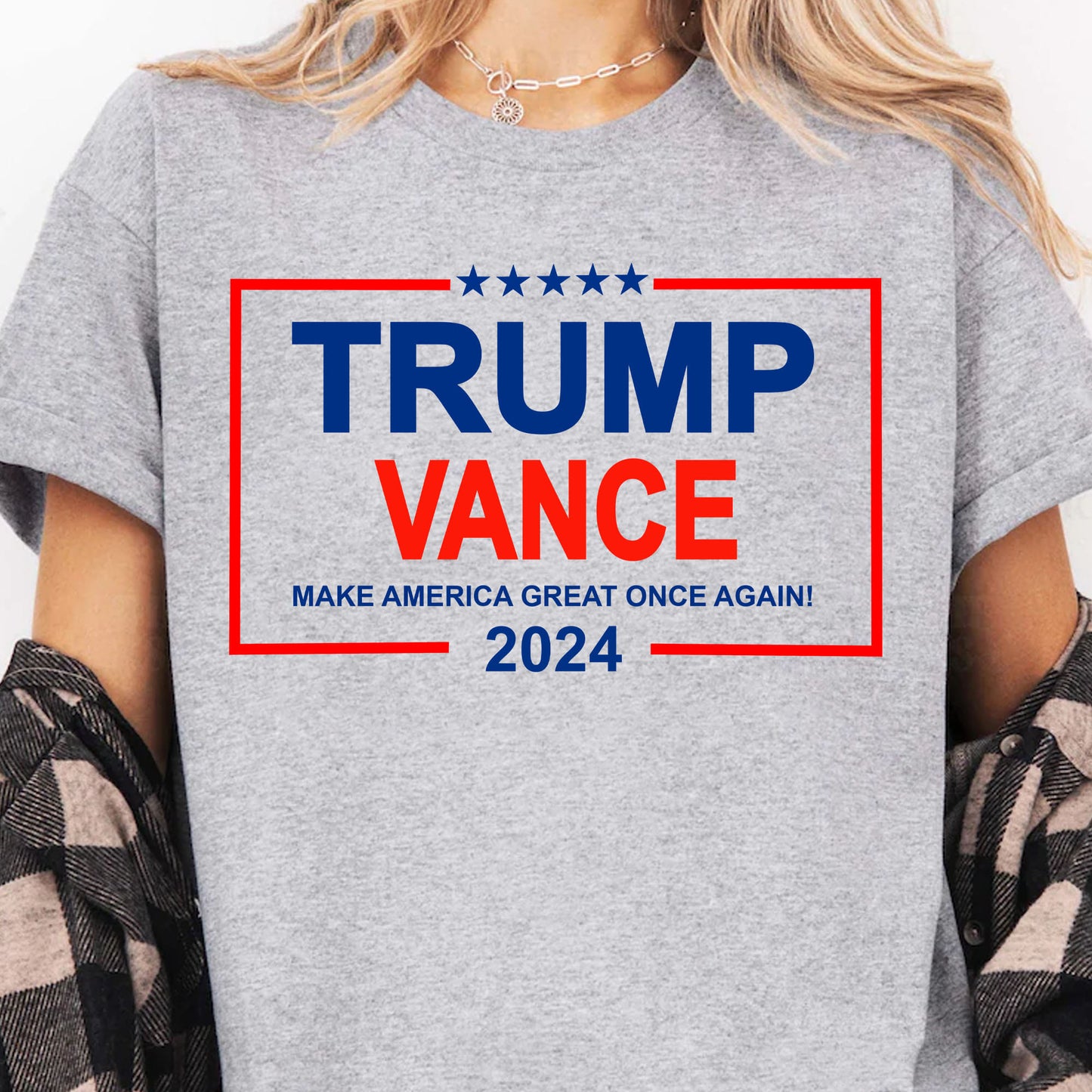 Make America Great Once Again | Trump Vance 2024 Shirt | Republican Shirt | Trump Supporters Shirt Bright T1180 - GOP