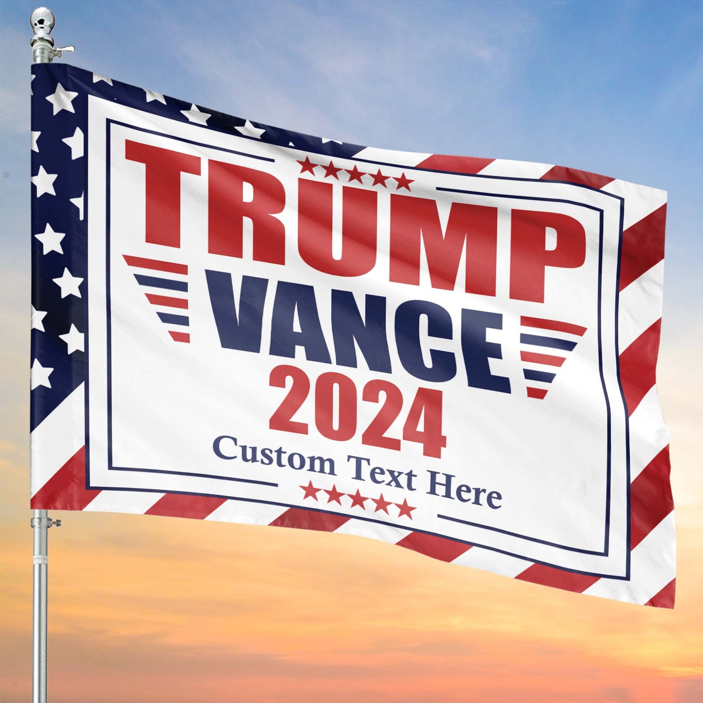 Trump Vance 2024 Flag | Trump 2024 Flag | JD Vance Flag | Trump Supporters Garden Flag House Flag T1181 - GOP