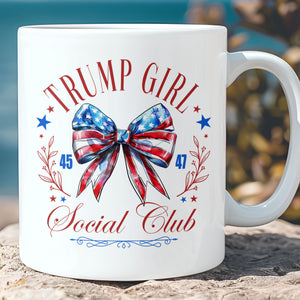 Trump Girl Social Club Mug | Trump 2024 Mug | Political Mug | Trump Supporters Mug T1193 - GOP