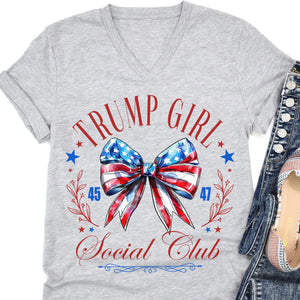 Trump Girl Social Club | Trump 2024 Shirt | Trump Supporter Shirt Bright T1193 - GOP