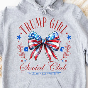 Trump Girl Social Club | Trump 2024 Shirt | Trump Supporter Shirt Bright T1193 - GOP