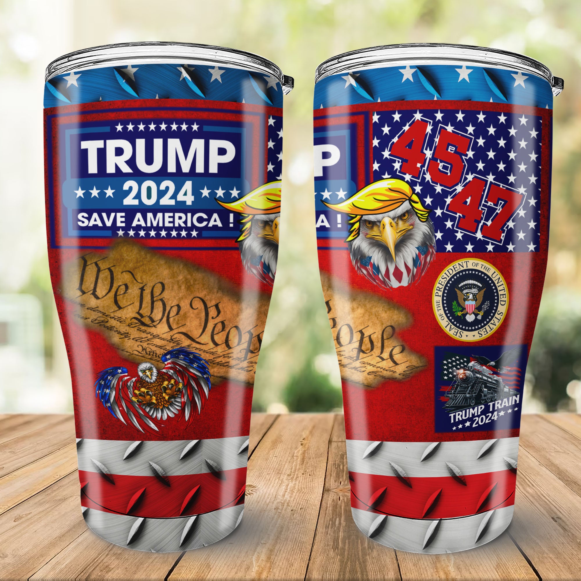 Trump 2024 Save America Tumbler | Political Tumbler | Trump Supporters Tumbler 30 Oz Stainless Steel C1195 - GOP