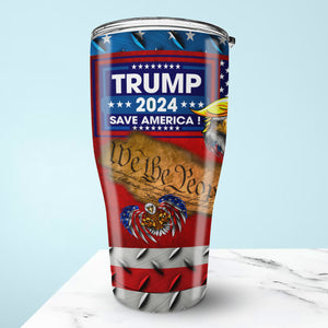 Trump 2024 Save America Tumbler | Political Tumbler | Trump Supporters Tumbler 30 Oz Stainless Steel C1195 - GOP