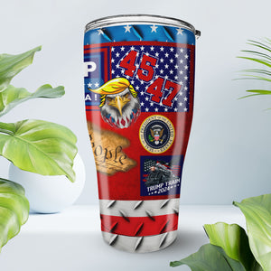 Trump 2024 Save America Tumbler | Political Tumbler | Trump Supporters Tumbler 30 Oz Stainless Steel C1195 - GOP