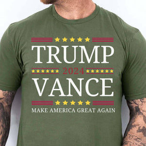 Trump Vance Make America Great Again Shirt | Trump Vance 2024 Shirt | Trump Supporters Shirt Dark T1197 - GOP