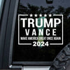 Trump Vance 2024 Decals | Trump 2024 Decals | JD Vance Decals | Election 2024 Decals | Trump Supporters Stickers C1200 - GOP