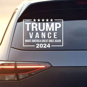 Trump Vance 2024 Decals | Trump 2024 Decals | JD Vance Decals | Election 2024 Decals | Trump Supporters Stickers C1200 - GOP