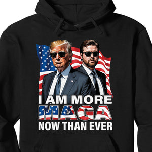 I Am More MAGA Now Than Ever | JD Vance Shirt | Election 2024 Shirt | Trump Supporters Shirt Dark T1205 - GOP