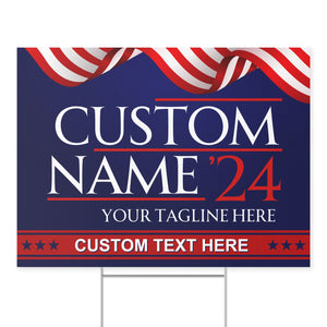 Custom Election Yard Sign | Personalized Election Yard Sign | Custom Name Yard Sign C1209 - GOP