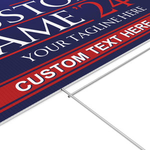 Custom Election Yard Sign | Personalized Election Yard Sign | Custom Name Yard Sign C1209 - GOP