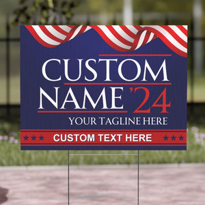 Custom Election Yard Sign | Personalized Election Yard Sign | Custom Name Yard Sign C1209 - GOP