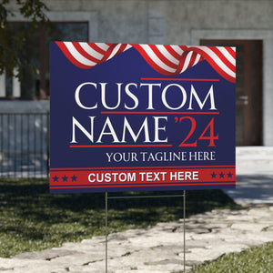 Custom Election Yard Sign | Personalized Election Yard Sign | Custom Name Yard Sign C1209 - GOP