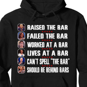 Trump Raised The Bar Harris Failed The Bar T-Shirt | Trump 2024 Shirt | Trump Supporters Shirt Dark T1213 - GOP