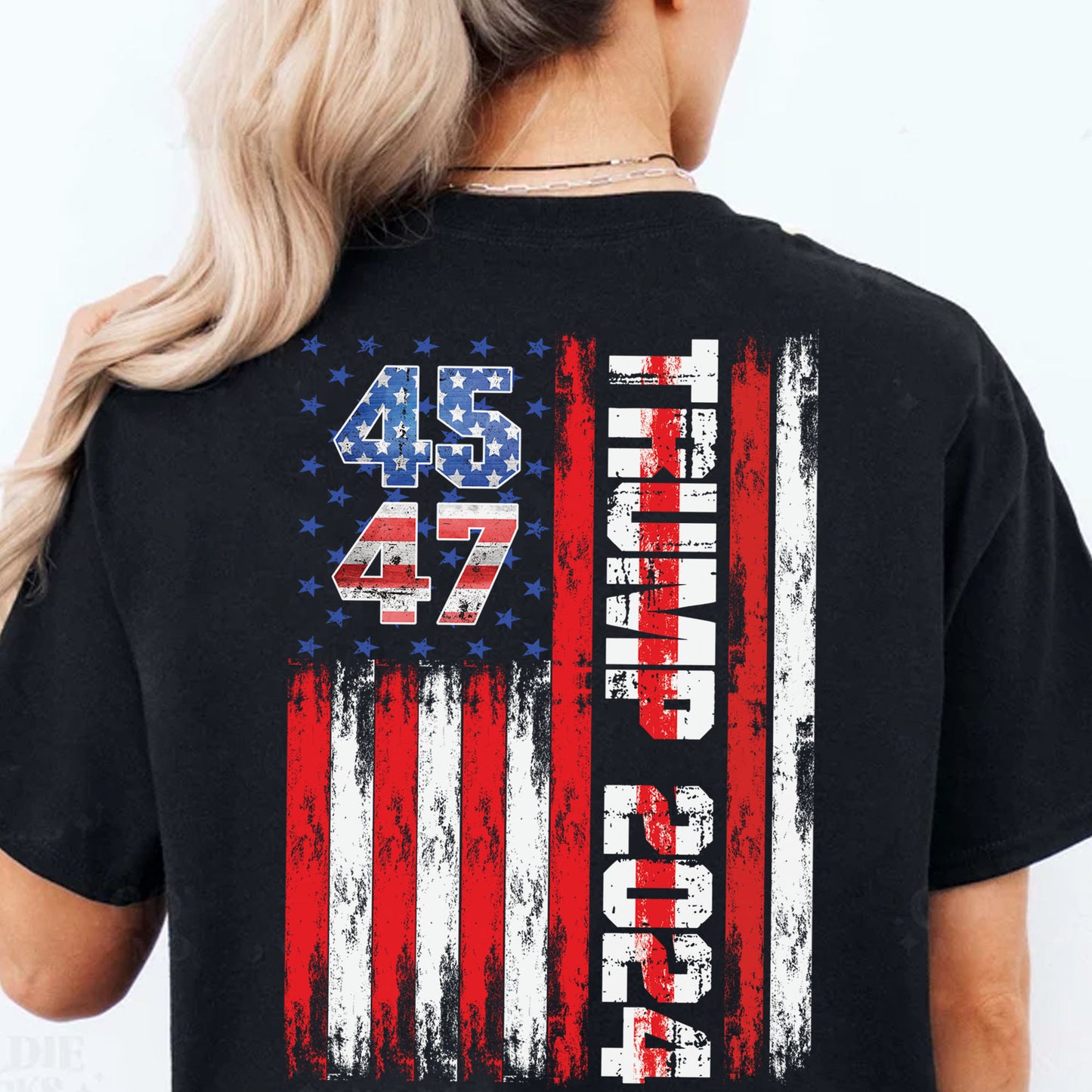 Trump 2024 Shirt | Political Shirt 2024 | Trump Supporters Backside Shirt Dark T1215 - GOP