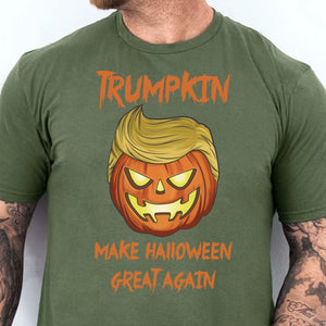 Trumpkin Make Halloween Great Again | Trump 2024 Shirt | Halloween Shirt | Trump Supporters Shirt Dark T1227 - GOP