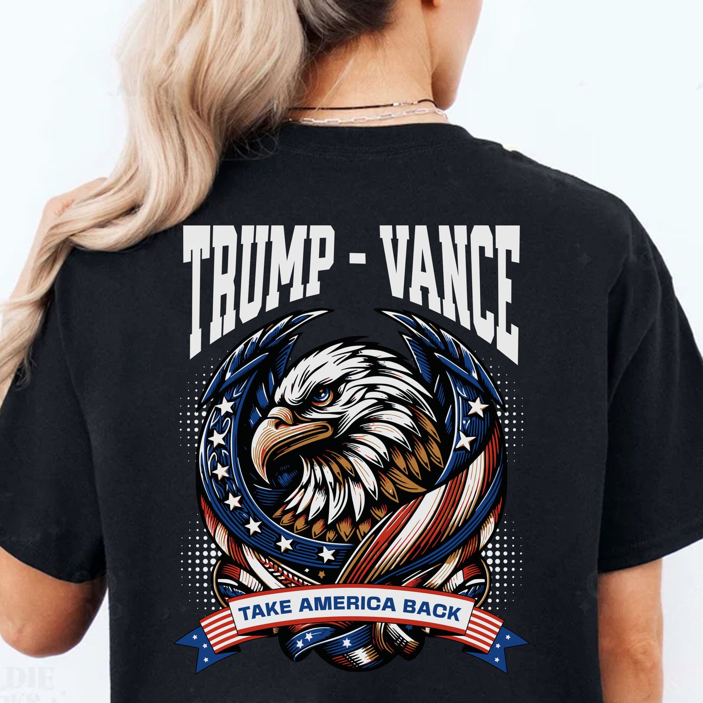 Take America Back | Trump Vance 2024 Shirt | Trump Supporters Backside Shirt Dark T1228 - GOP