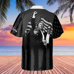 You Missed Hawaiian Shirt | Trump Fight Shirt | Trump Supporters Hawaiian Unisex 3D Shirt C1250 - GOP