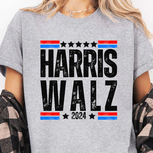 Harris Walz 2024 Shirt | Kamala Harris 2024 Shirt | Tim Walz Shirt | Democrat Shirt Bright T1252 - KH2