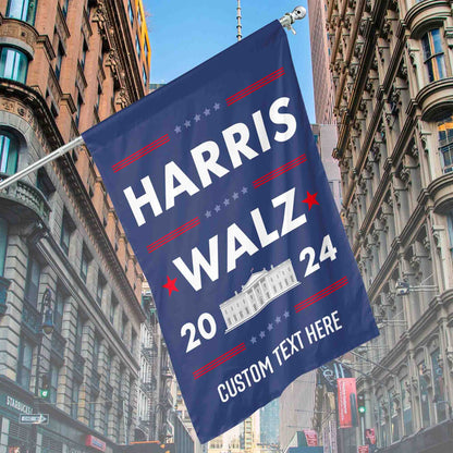 Harris Walz 2024 Flag | Kamala Harris 2024 Flag | Democrat Garden Flag House Flag T1253 - KH2