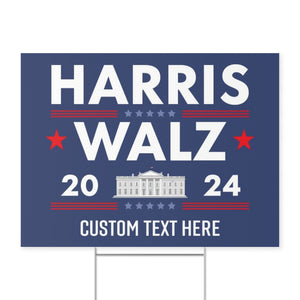 Harris Walz 2024 Yard Sign | Kamala Harris 2024 Yard Sign | Democrat Yard Sign T1253 - KH2