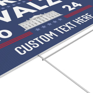 Harris Walz 2024 Yard Sign | Kamala Harris 2024 Yard Sign | Democrat Yard Sign T1253 - KH2