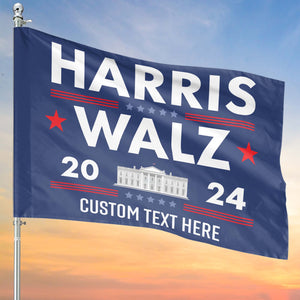 Harris Walz 2024 Flag | Kamala Harris 2024 Flag | Democrat Garden Flag House Flag T1253 - KH2