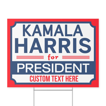 Kamala Harris For President Yard Sign | Kamala Harris 2024 Yard Sign | Democrat Yard Sign T1256 - KH2