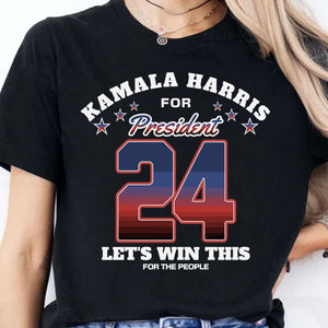 Kamala Harris For President | Kamala Harris 2024 Shirt | Democrat Shirt Dark T1258 - KH2